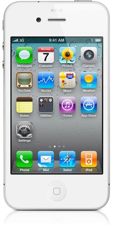 Смартфон APPLE iPhone 4 8GB White - Железнодорожный