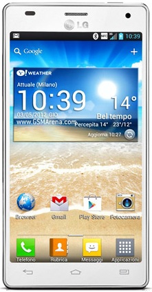 Смартфон LG Optimus 4X HD P880 White - Железнодорожный